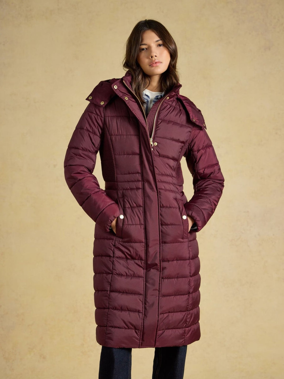 Young Ideas & Henmores -Windborough Longline Coat -Port -8