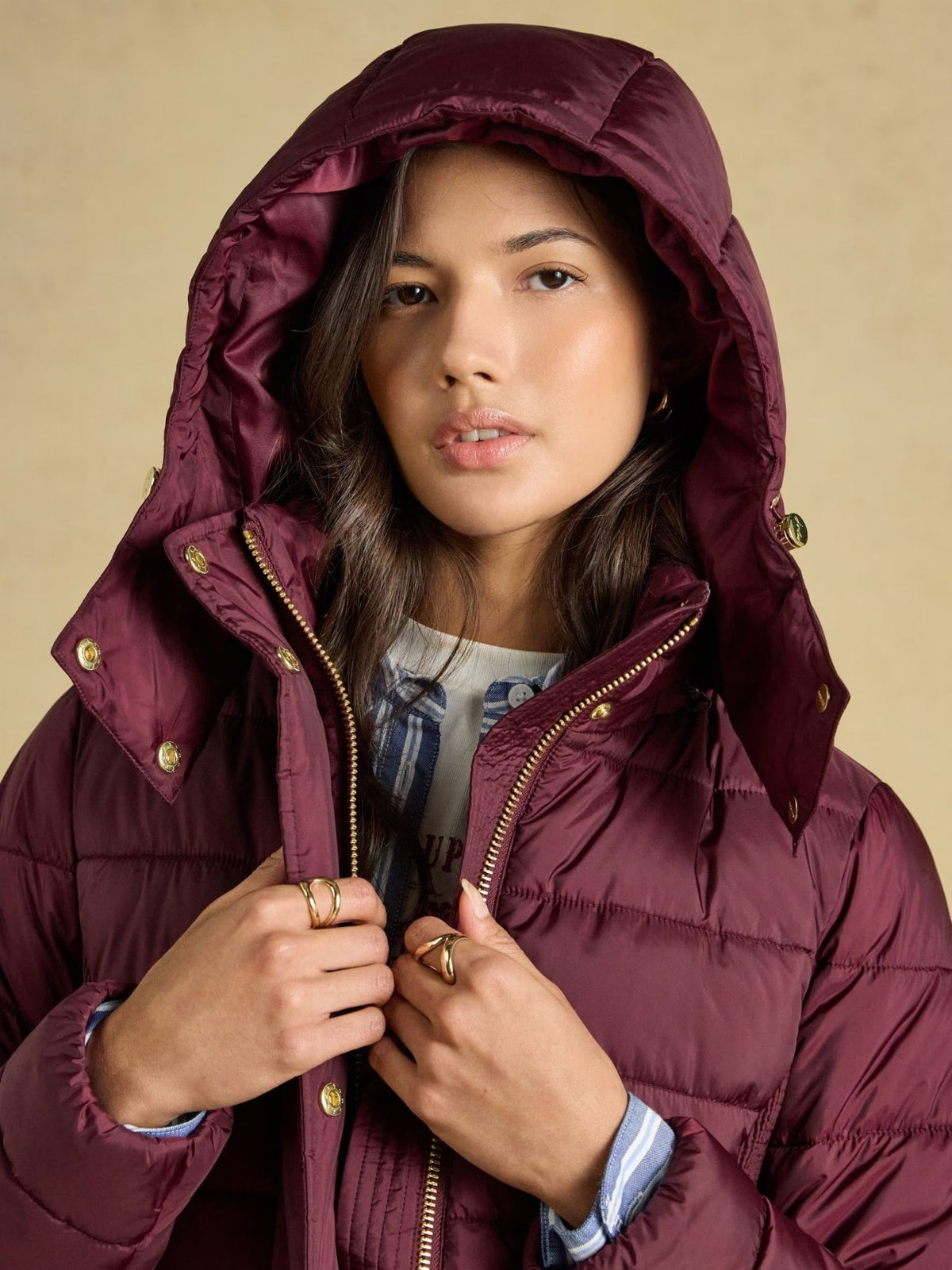 Young Ideas & Henmores -Windborough Longline Coat -Port -8