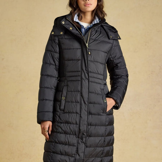 Young Ideas & Henmores -Windborough Longline Coat -Black -8