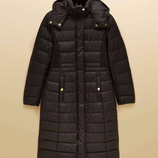Young Ideas & Henmores -Windborough Longline Coat -Black -8