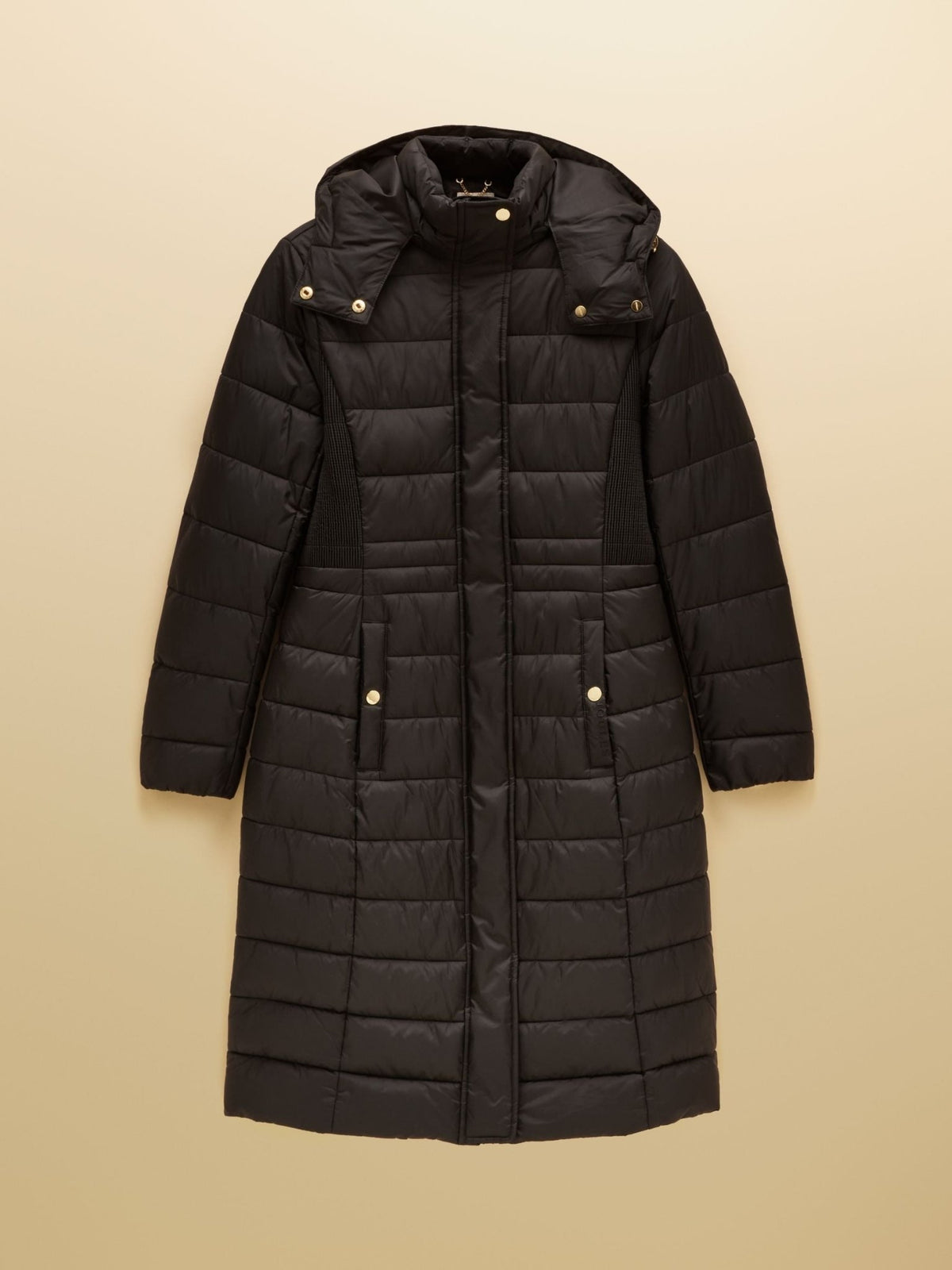 Young Ideas & Henmores -Windborough Longline Coat -Black -8