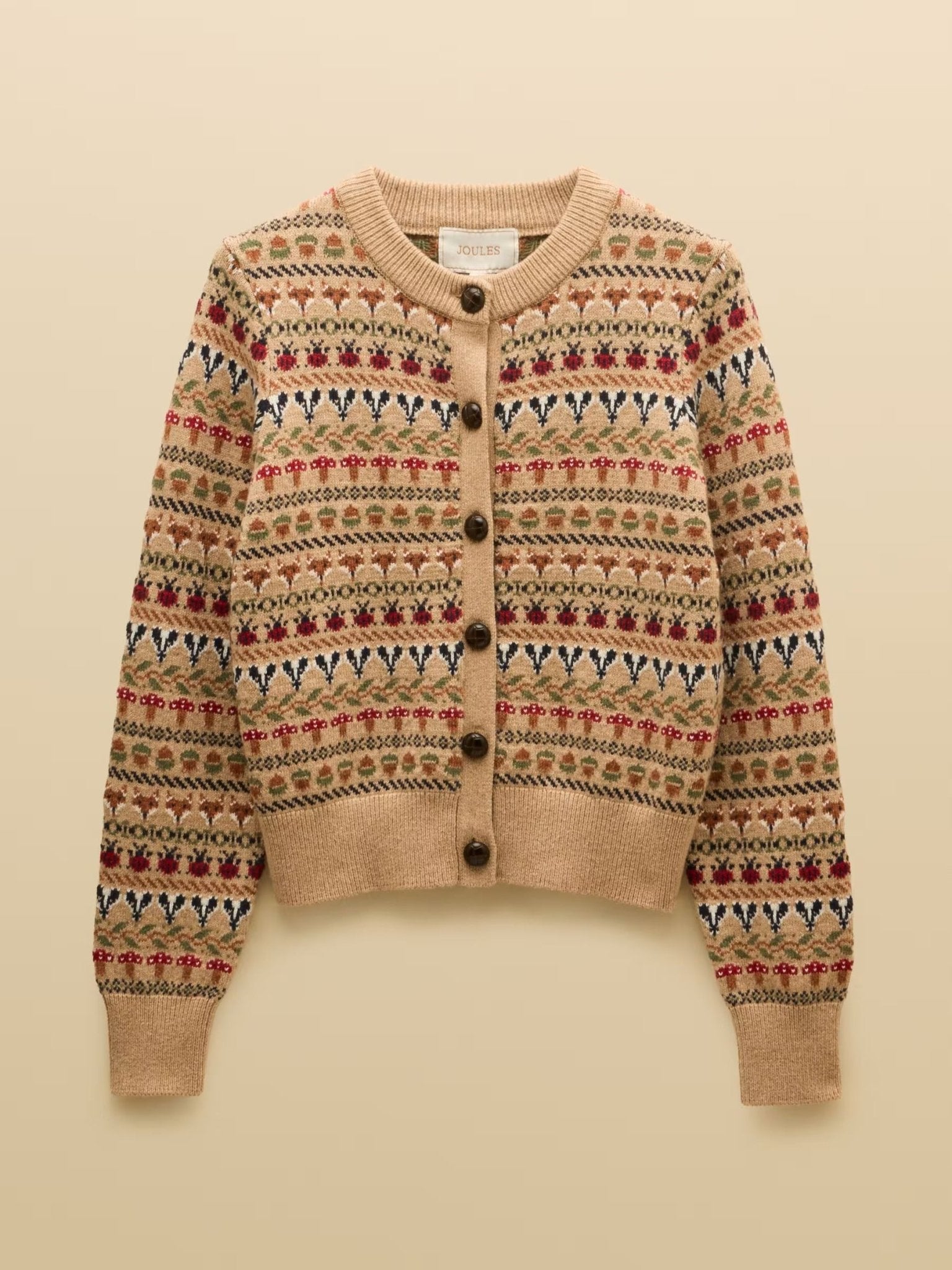 Young Ideas & Henmores -Woodland Cardigan -Oatmeal -L