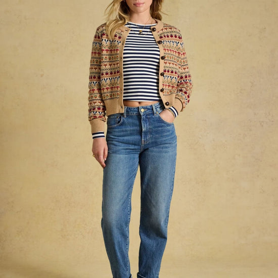 Young Ideas & Henmores -Woodland Cardigan -Oatmeal -L