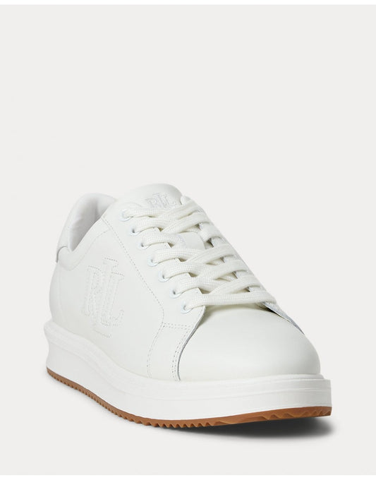 Young Ideas/Henmores - Ainsley Low Top Trainers - Snow White/Vayra Wash - 4