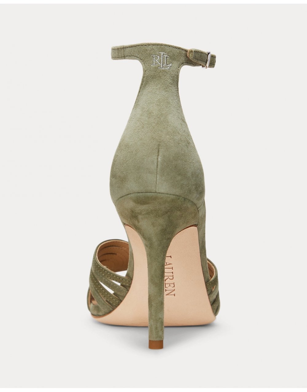 Young Ideas/Henmores - Allie Ankle Strap Heels - Sage Green - 5