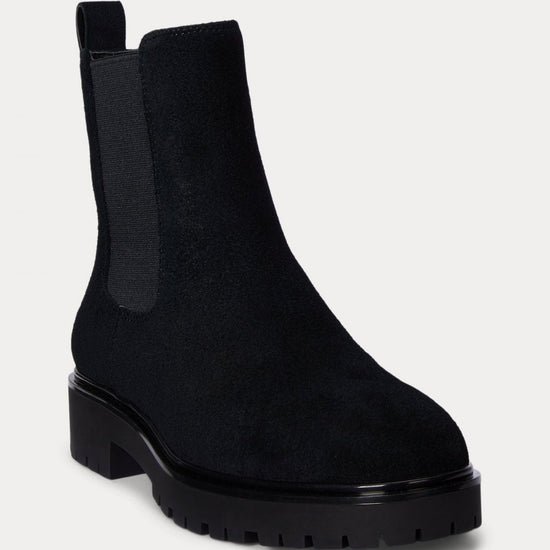 Young Ideas/Henmores - Allyson Suede Ankle Boots - Black - 4