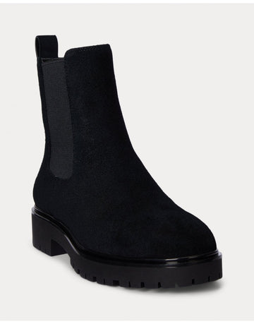 Young Ideas/Henmores - Allyson Suede Ankle Boots - Black - 4