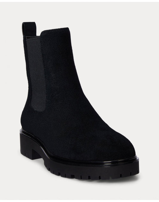 Young Ideas/Henmores - Allyson Suede Ankle Boots - Black - 4