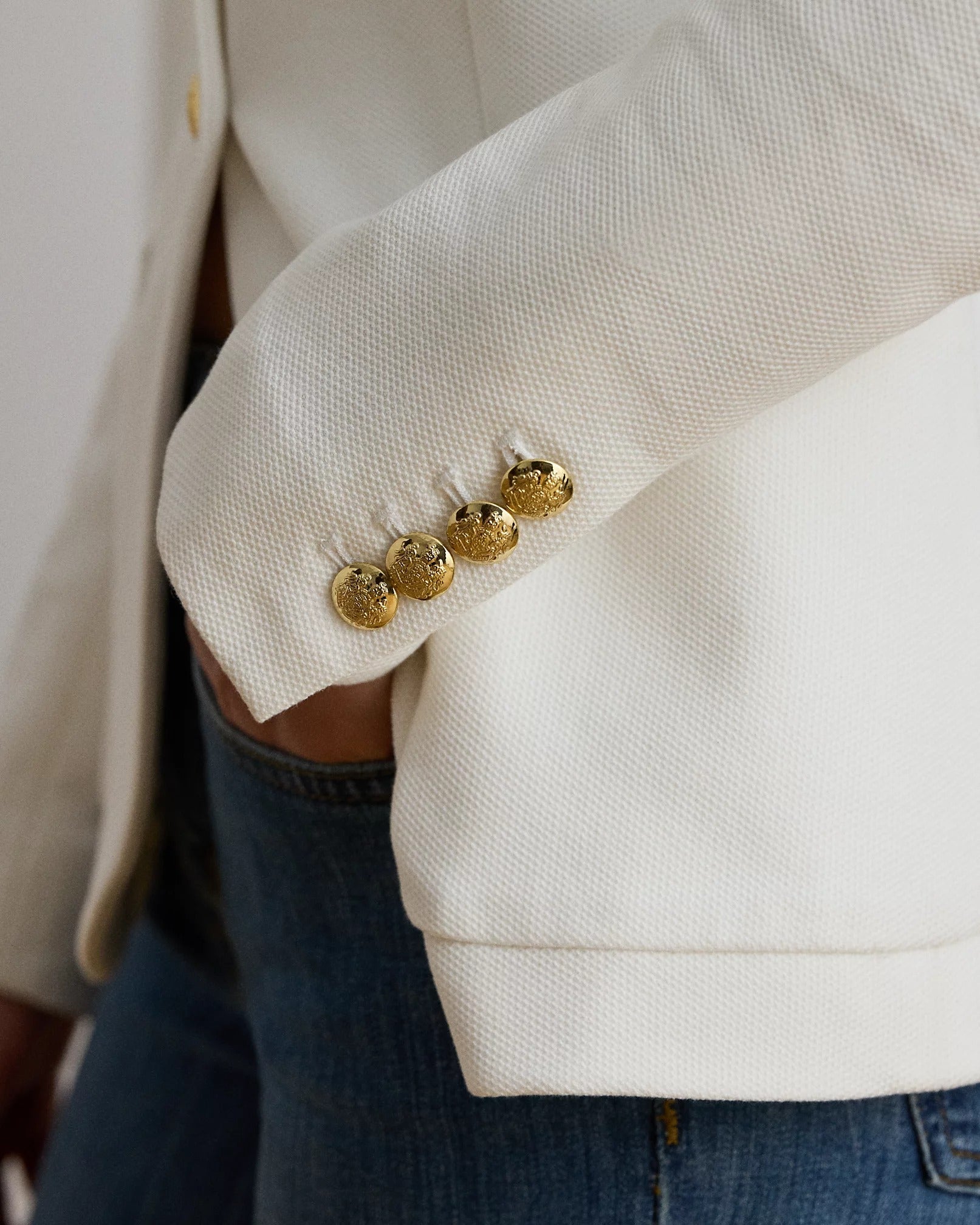 Young Ideas/Henmores - Anfisa Blazer - White - S