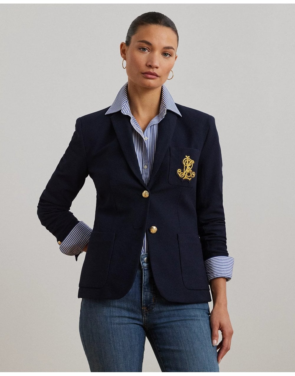 Young Ideas/Henmores - Anfisa Blazer - Lauren Navy - XS