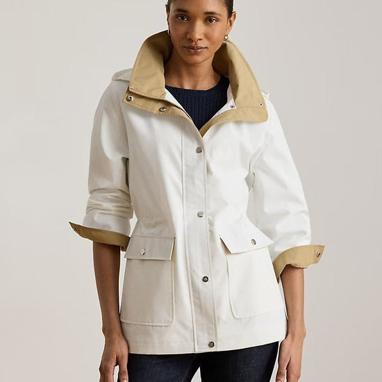 Young Ideas & Henmores -Anorak Hooded Coat -Mascarpone Cream -XS
