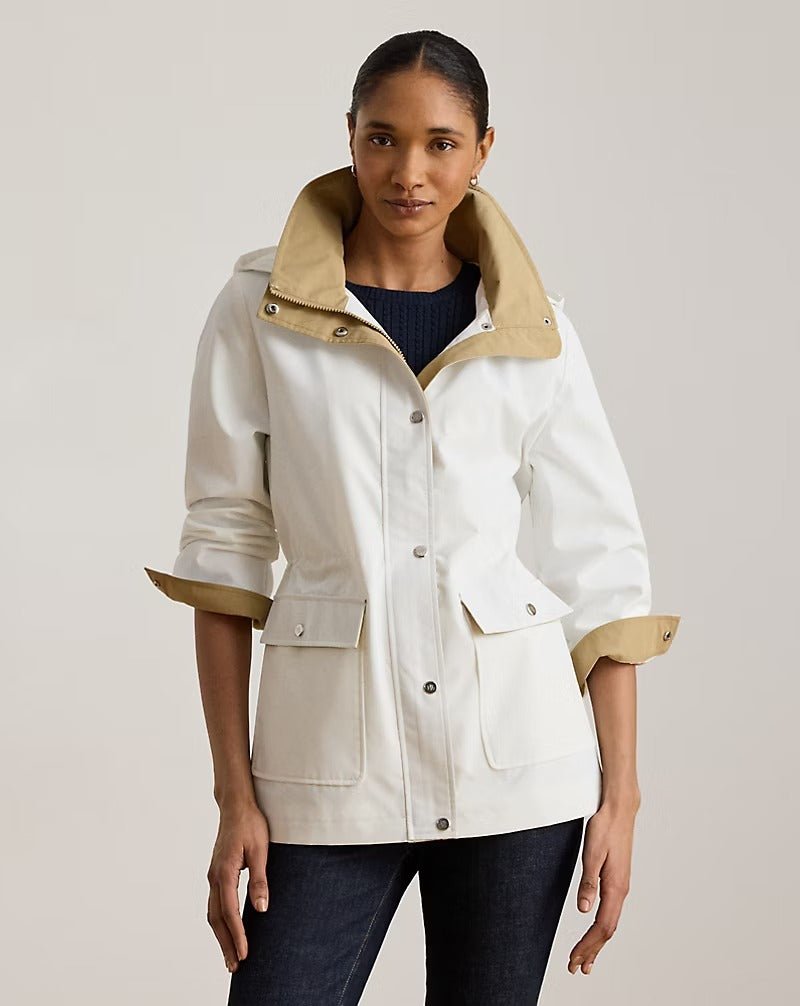 Young Ideas & Henmores -Anorak Hooded Coat -Mascarpone Cream -XS