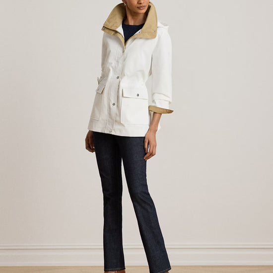 Young Ideas & Henmores -Anorak Hooded Coat -Mascarpone Cream -XS