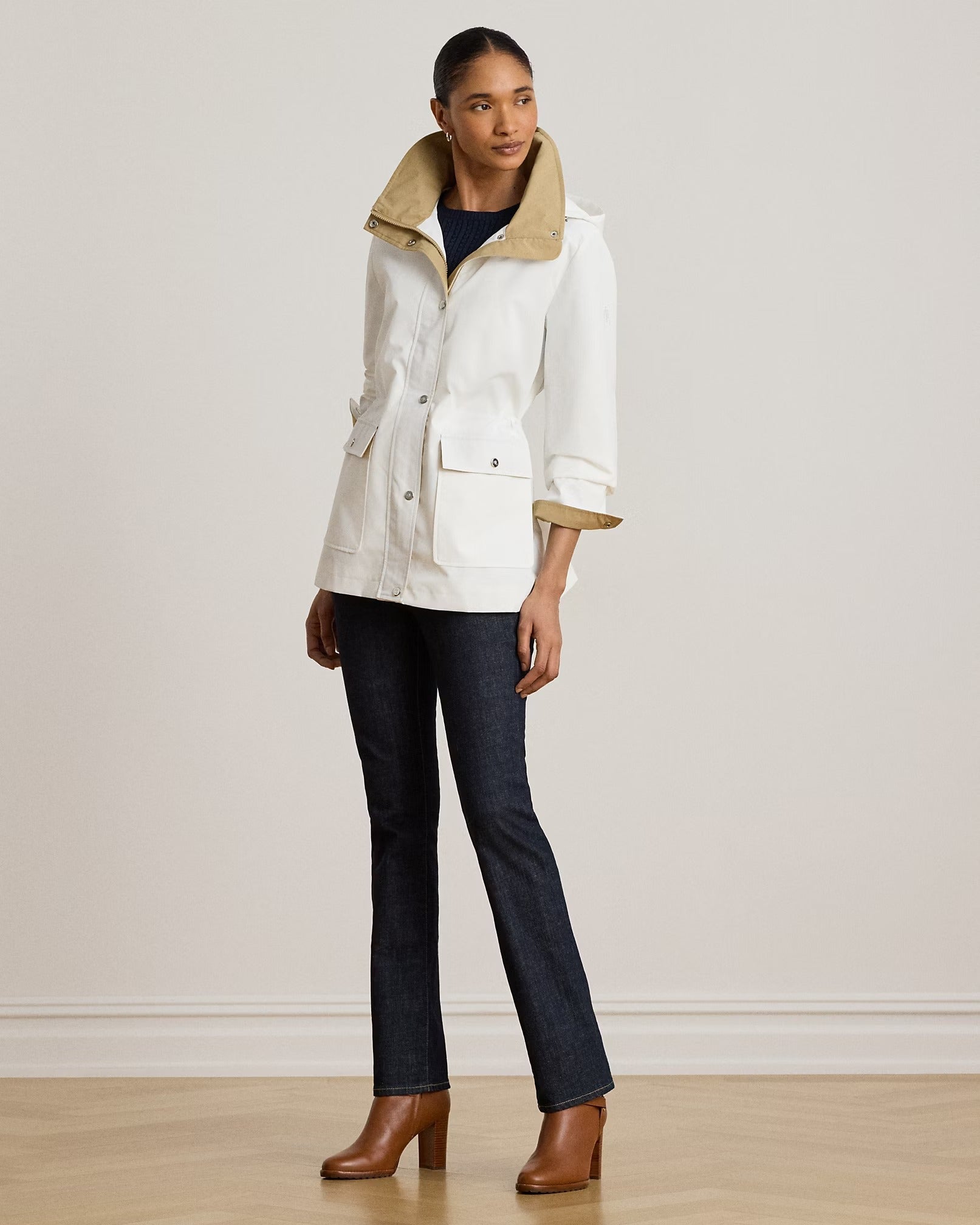 Young Ideas & Henmores -Anorak Hooded Coat -Mascarpone Cream -XS