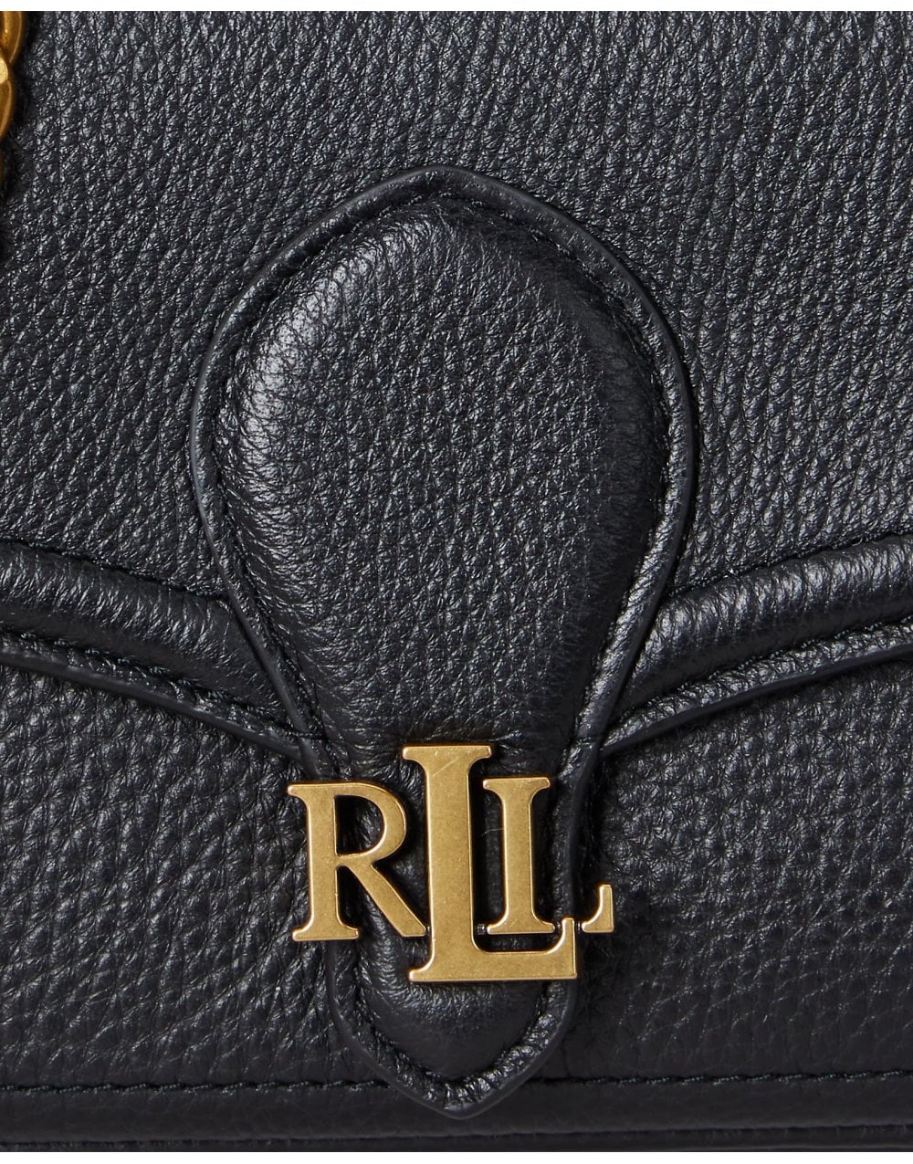 Young Ideas/Henmores - Bradley Large Leather Crossbody Bag - Black - OS