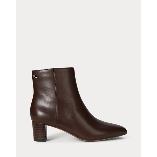 Young Ideas/Henmores - Demi Leather Heeled Ankle Boots - Black - 4