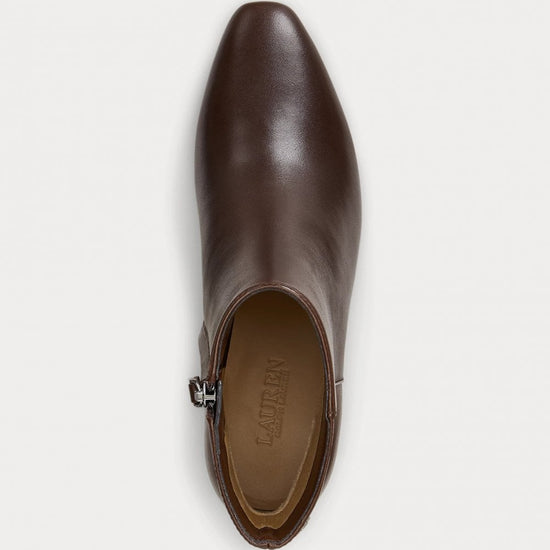 Young Ideas/Henmores - Demi Leather Heeled Ankle Boots - Black - 4