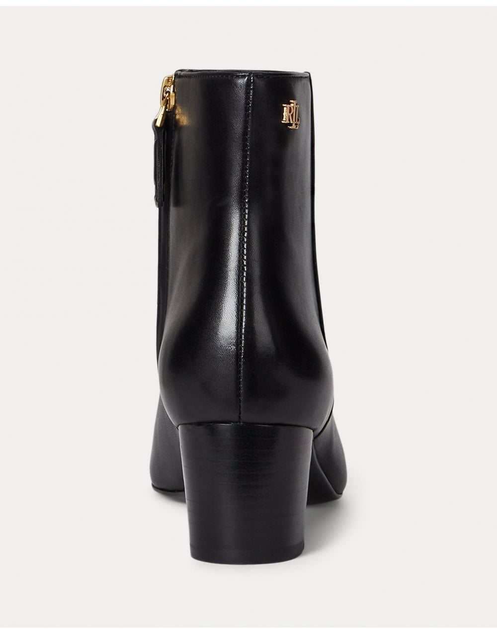 Young Ideas/Henmores - Demi Leather Heeled Ankle Boots - Black - 4