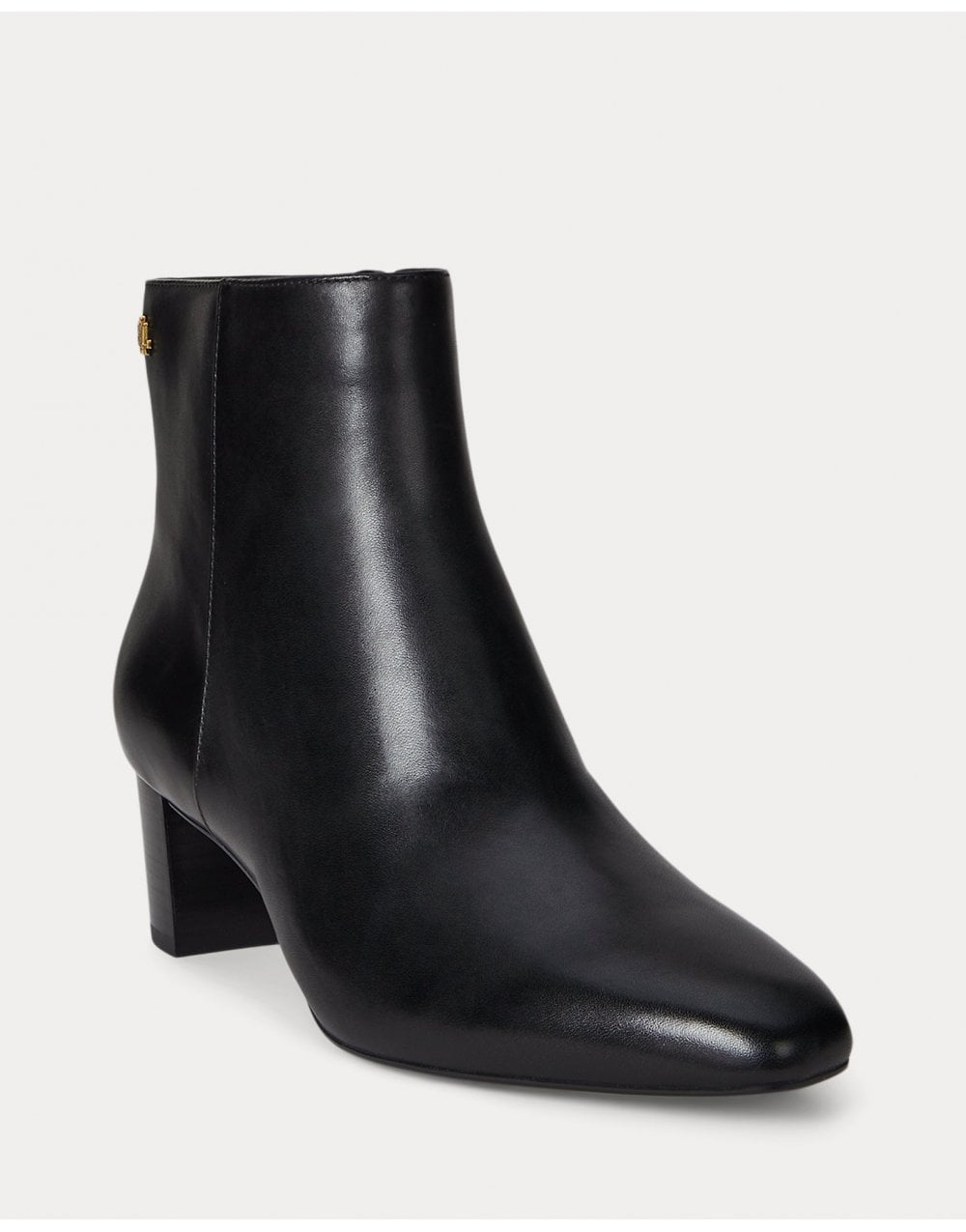 Young Ideas/Henmores - Demi Leather Heeled Ankle Boots - Black - 4