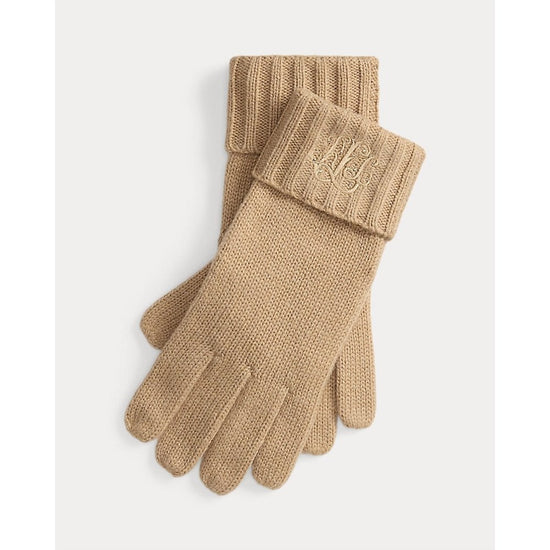 Young Ideas/Henmores - Embroidered Wool Gloves - Birch Tan - OS