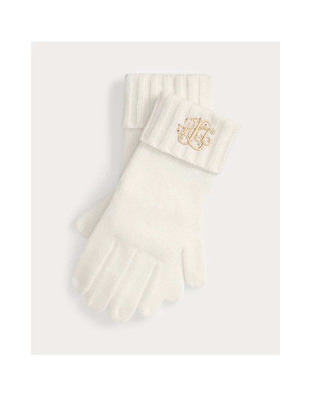 Young Ideas/Henmores - Embroidered Wool Gloves - Birch Tan - OS