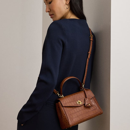 Young Ideas & Henmores -Farrh Croc Small Bag -Lauren Tan -OS