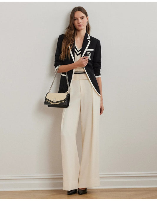 Young Ideas/Henmores - Ferrell Contrast Hem Blazer - Black - 8