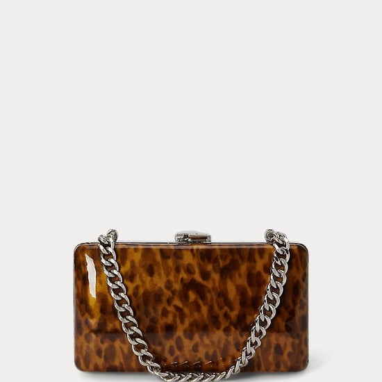 Young Ideas & Henmores -Franki Tortoiseshell Small Clutch -Brown Multi -OS