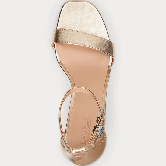 Young Ideas/Henmores - Logan Strappy Heels - Platinum - 4