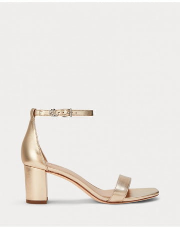 Young Ideas/Henmores - Logan Strappy Heels - Platinum - 4