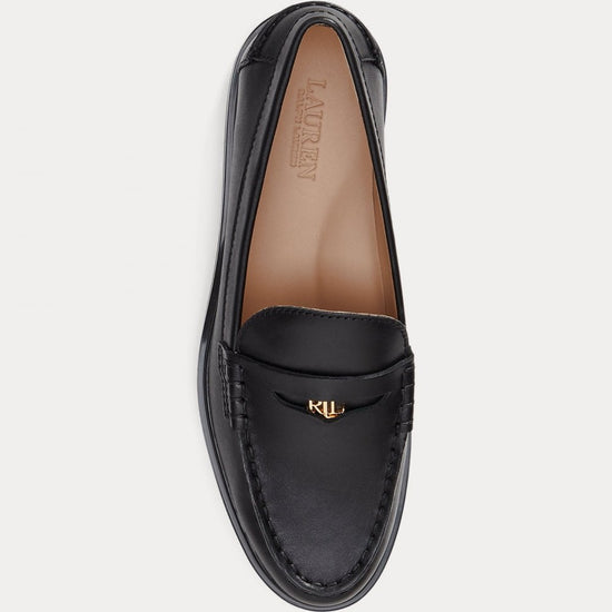 Young Ideas/Henmores - Marli Gold Detail Loafers - Black - 4