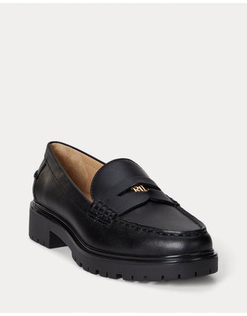 Young Ideas/Henmores - Marli Gold Detail Loafers - Black - 4