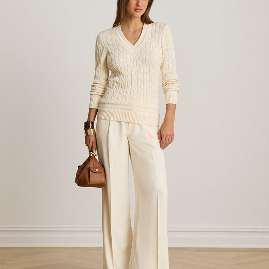Young Ideas & Henmores -Meren Long Sleeved Pullover -Mascarpone Cream -XS