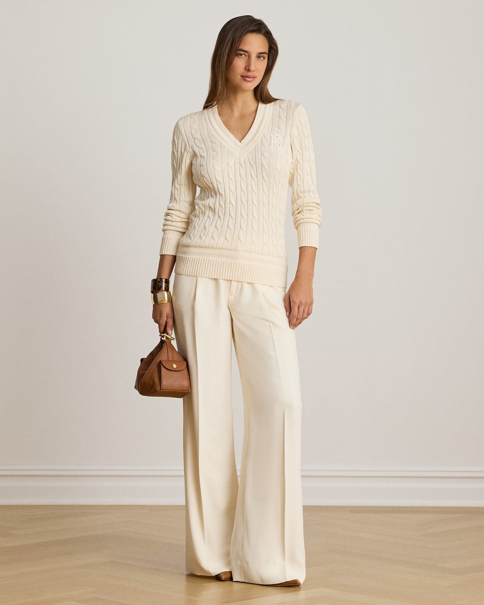 Young Ideas & Henmores -Meren Long Sleeved Pullover -Mascarpone Cream -XS
