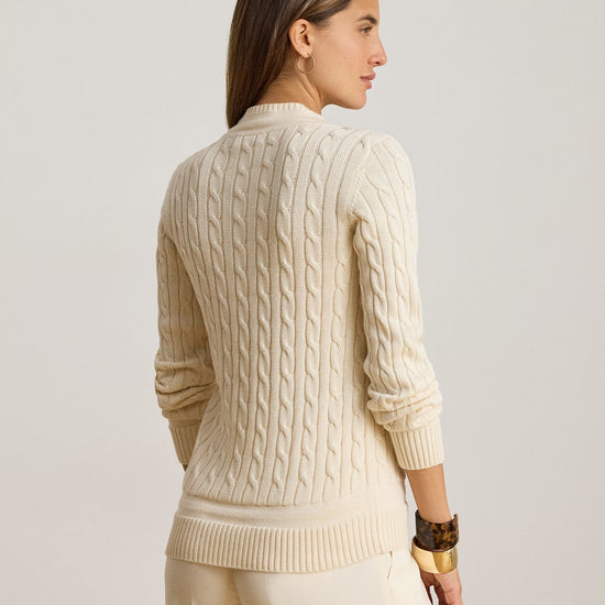 Young Ideas & Henmores -Meren Long Sleeved Pullover -Mascarpone Cream -XS