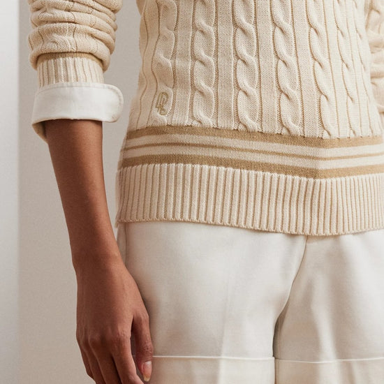 Young Ideas/Henmores - Meren Long Sleeved Pullover - Black/Mascarpone Cream - XS
