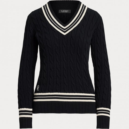 Young Ideas/Henmores - Meren Long Sleeved Pullover - Black/Mascarpone Cream - XS