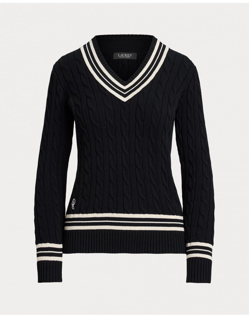Young Ideas/Henmores - Meren Long Sleeved Pullover - Black/Mascarpone Cream - XS