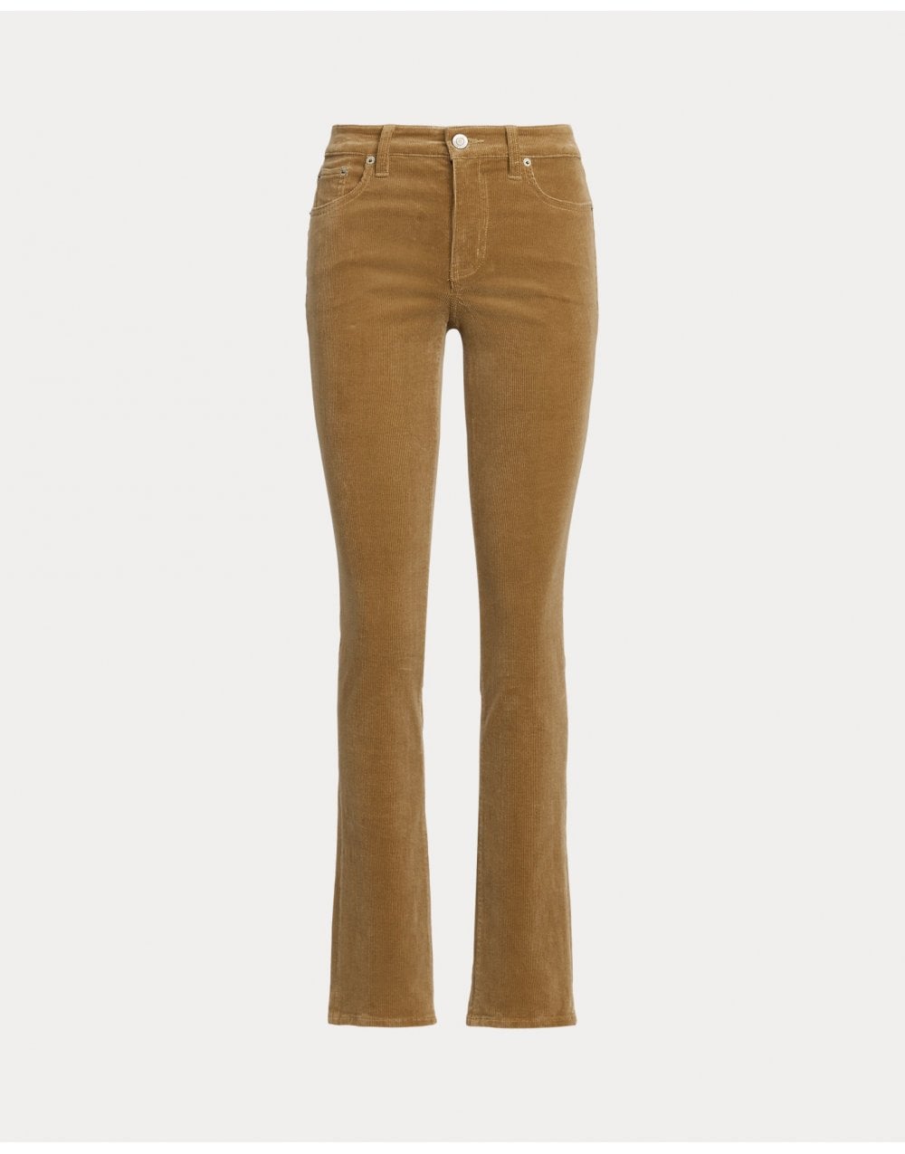 Young Ideas/Henmores - Midrise Straight Leg Cord Trousers - Classic Camel - 8