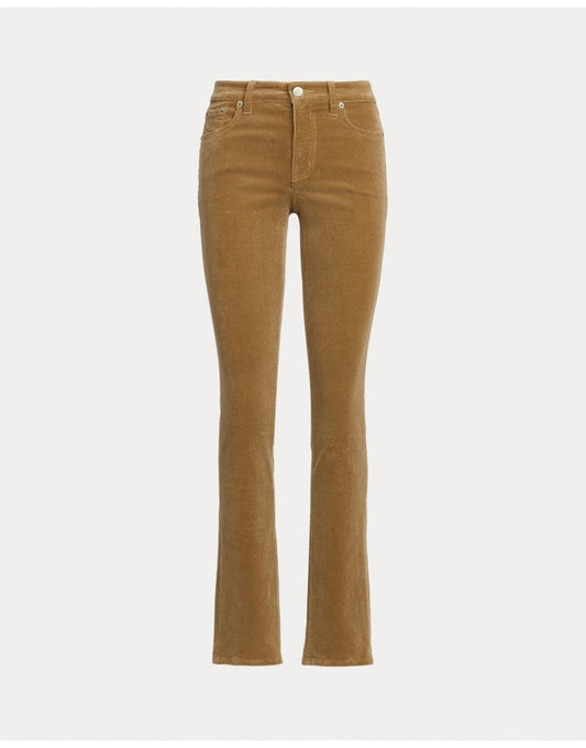 Young Ideas/Henmores - Midrise Straight Leg Cord Trousers - Classic Camel - 8