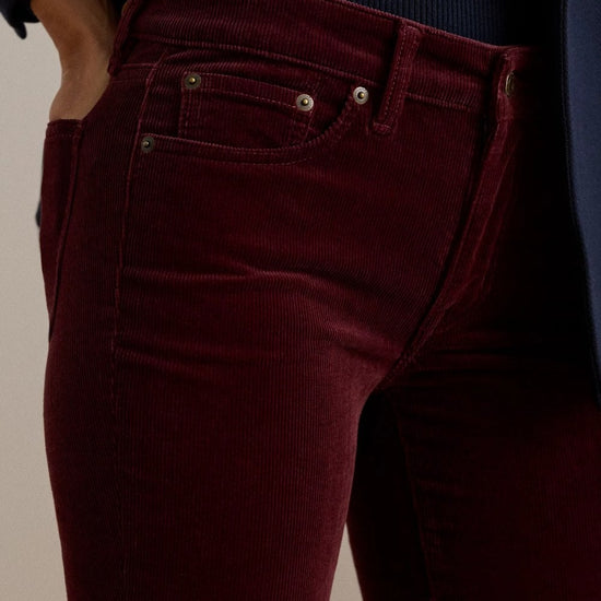 Young Ideas/Henmores - Midrise Straight Leg Cord Trousers - Classic Camel - 8