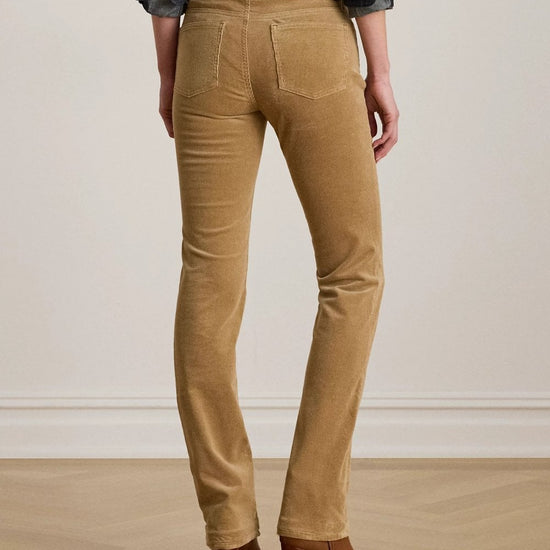 Young Ideas/Henmores - Midrise Straight Leg Cord Trousers - Classic Camel - 8