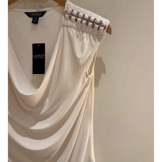 Young Ideas/Henmores - Priyanne Sleeveless Blouse - Mascarpone Cream - XS