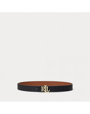 Young Ideas/Henmores - Reversible Medium 30 Belt - Black/Lauren Tan - S