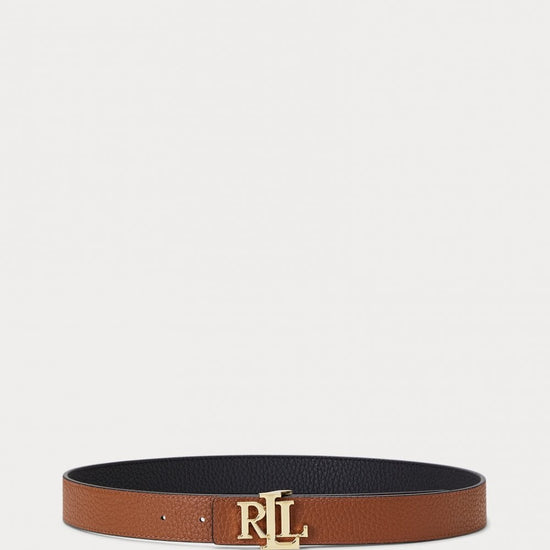 Young Ideas/Henmores - Reversible Medium 30 Belt - Black/Lauren Tan - S