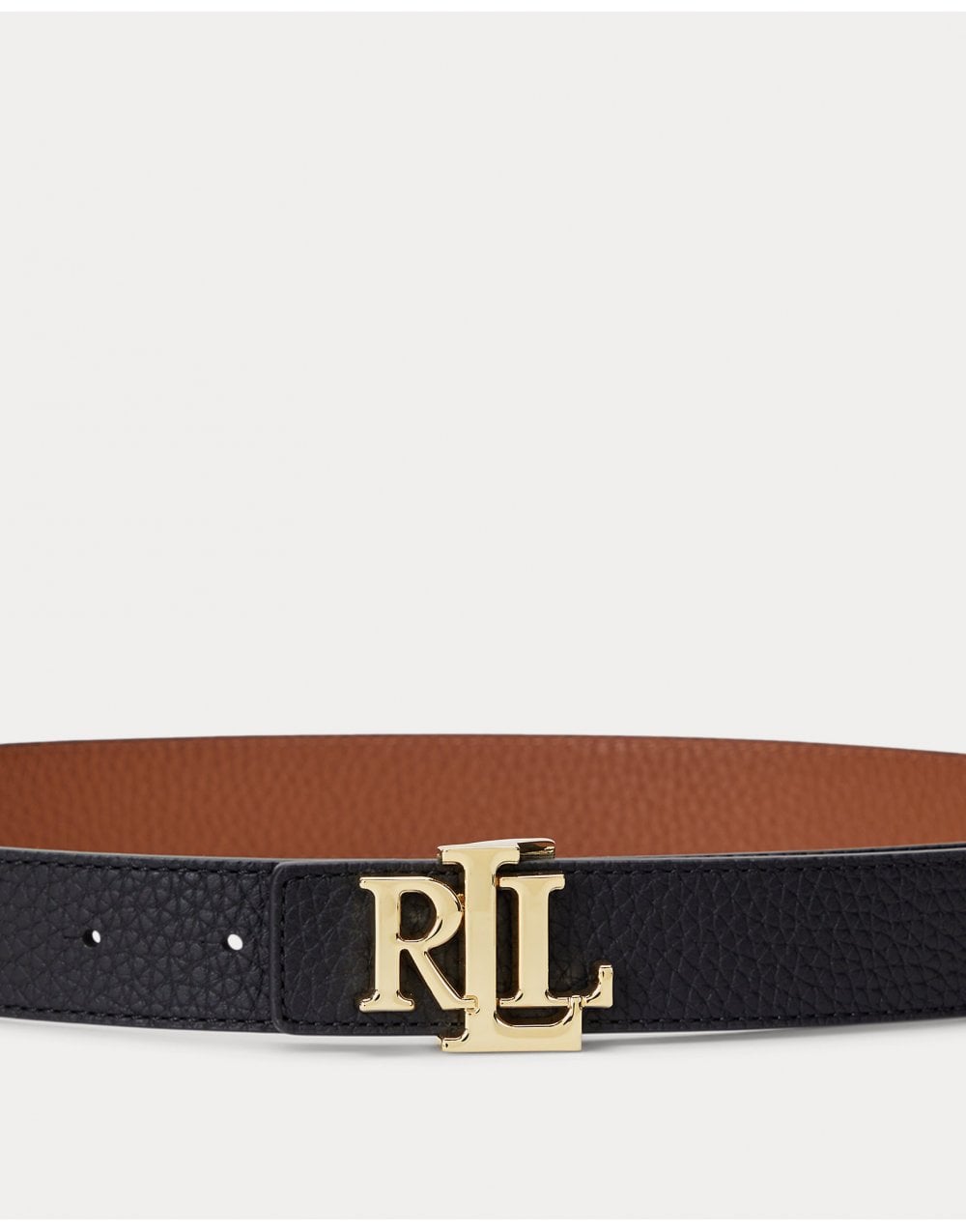 Young Ideas/Henmores - Reversible Medium 30 Belt - Black/Lauren Tan - S