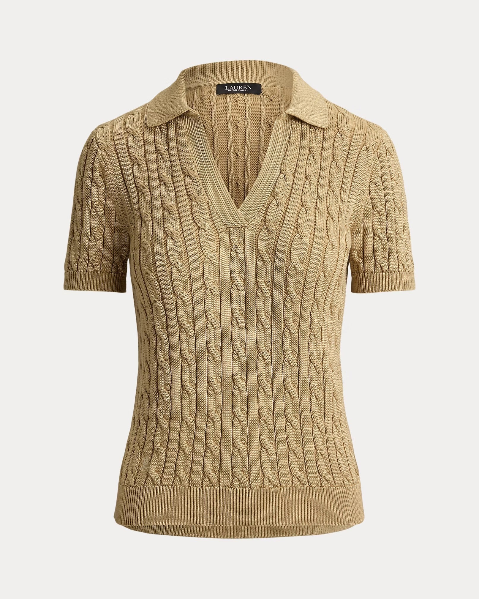 Young Ideas & Henmores -Ribbed Boat Neck Knit -Birch Tan -XS