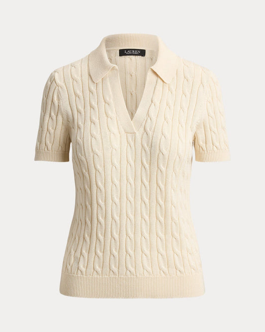 Young Ideas & Henmores -Ribbed Boat Neck Knit -Mascarpone Cream -XS