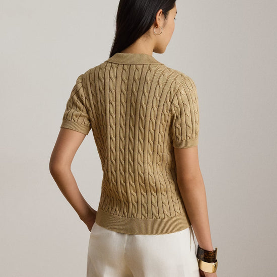 Young Ideas & Henmores -Ribbed Boat Neck Knit -Birch Tan -XS