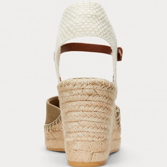 Young Ideas/Henmores - Robby Espadrille Wedges - Hunter Olive/Lauren Tan/Neutral - 4